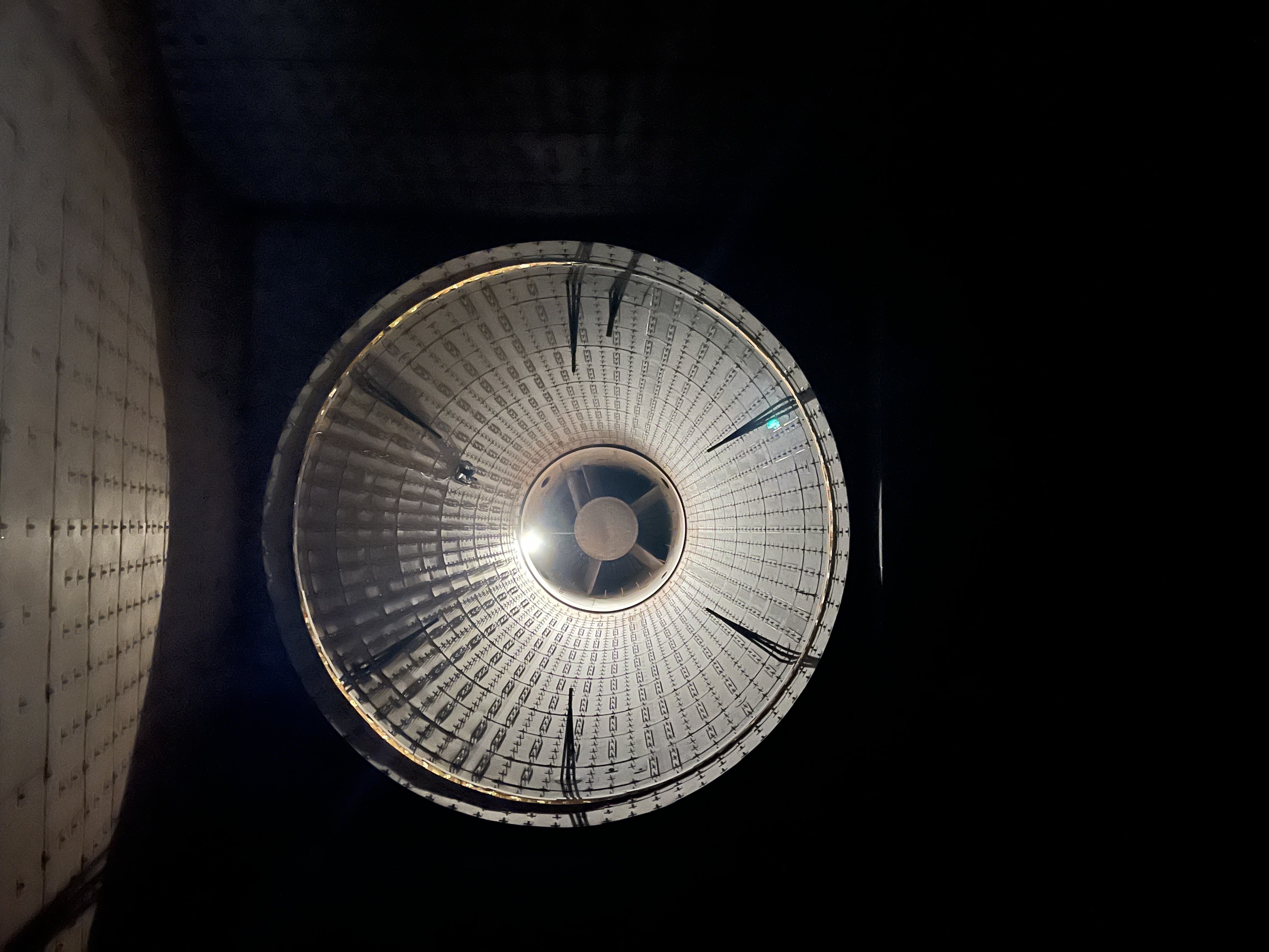 Silo-Inspektion von innen